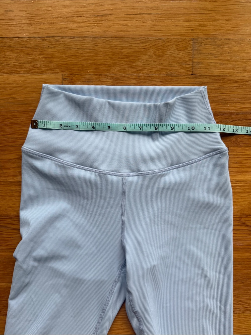 Light Blue Wilo Ribbed High Rise Leggings - Size Small - Picture 4 of 5